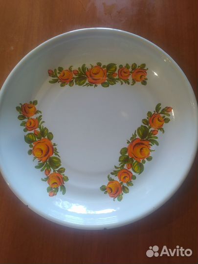 Блюдо большое эмаль