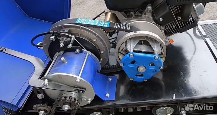 Мотобуксировщик С лыжным модулем 20 Л.С., С реверс