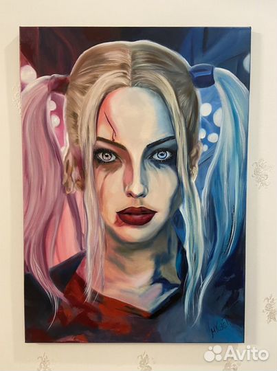 Харли Квин. Масло, холст