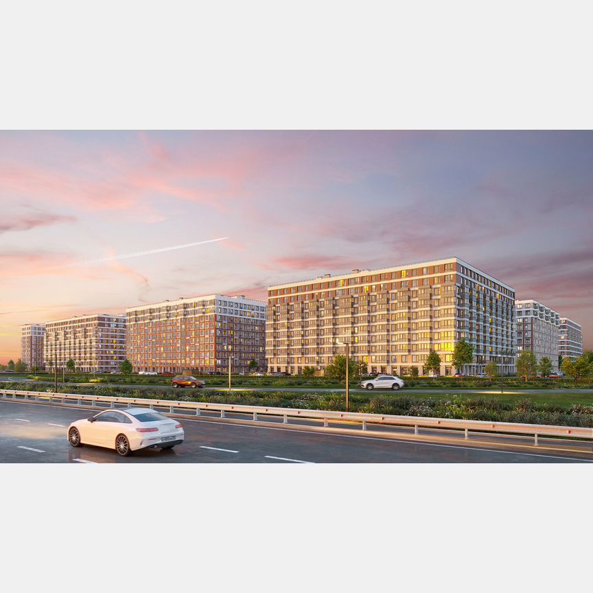 2-к. квартира, 56,9 м², 4/10 эт.