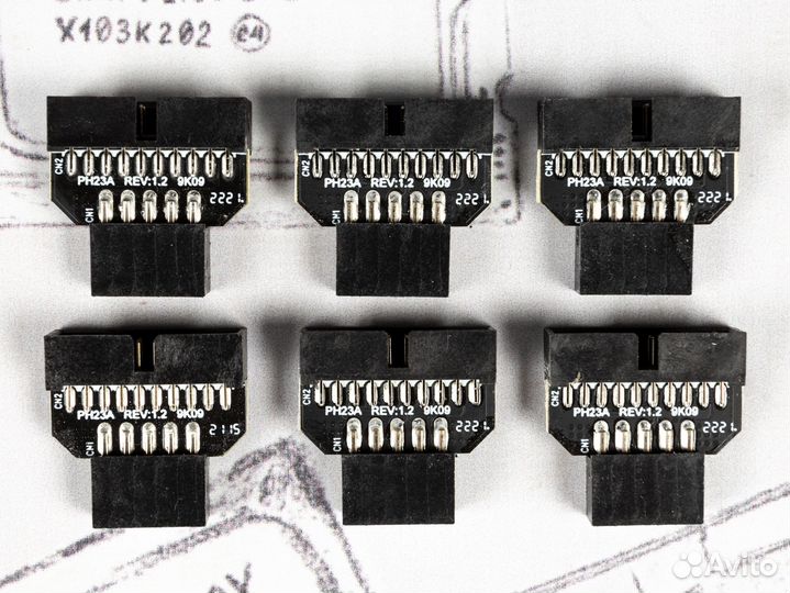 Адаптеры мат. платы USB2.0 9pin на USB3.0 19pin