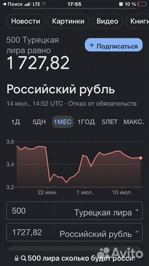 Перевертыш - 500 lira - 1989 год