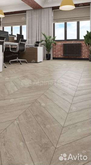 Alpine floor LVT Карите Chevron