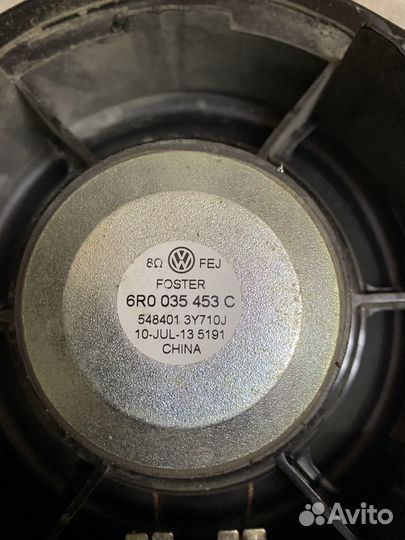 Автомобильные колонки vw оригинал 16 см бу