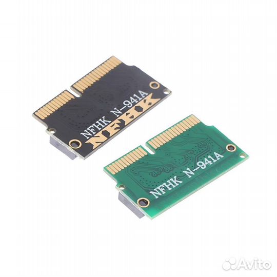 Переходник SSD m2 NVMe адаптер для MacBook зеленый