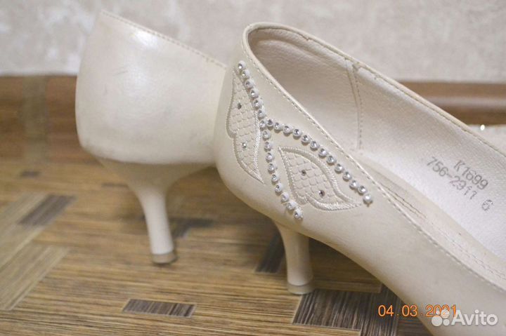 Туфли свадебные 36