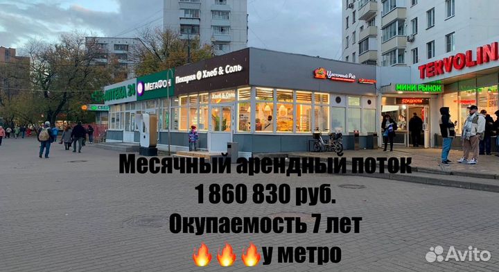 Готовый арендный бизнес, Здание, 491 кв м