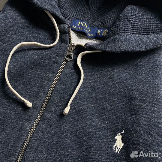 Зип Худи Polo Ralph Lauren Grey Washed