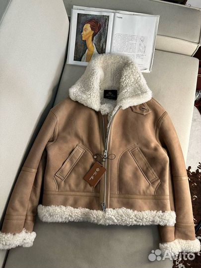 Дублёнка Loro Piana коричневая