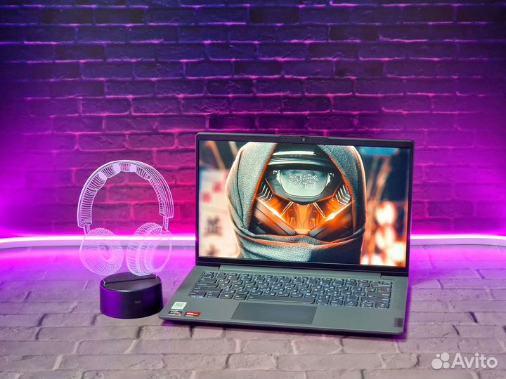 Ноутбук Lenovo Ryzen 5 16Gb SSD 512Gb IPS 14