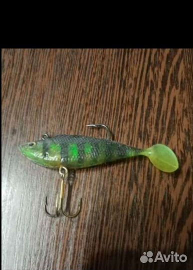 Виброхвосты Tai Xing оснащённые - 5шт