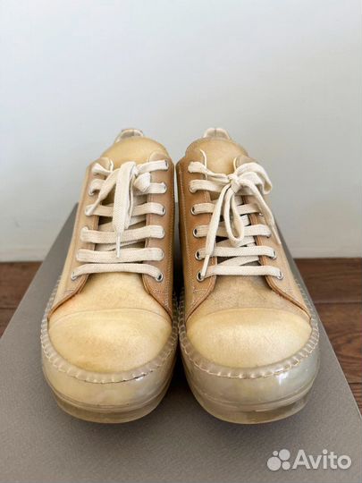 Rick owens beige transparent