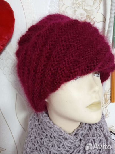 Шапка мохеровая