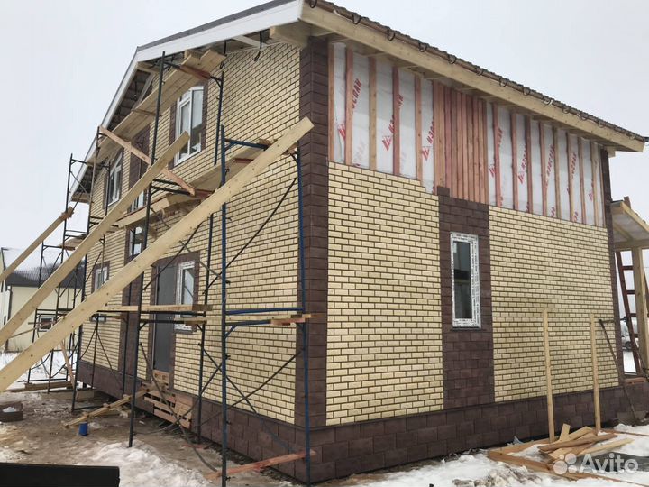 Утепление дома, сайдинг, короед