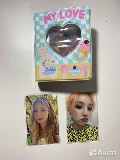 Биндер для карт и карты айдл миен, юци