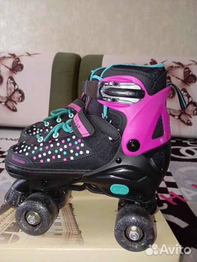 Роликовые коньки детские раздвижные 30-33 р