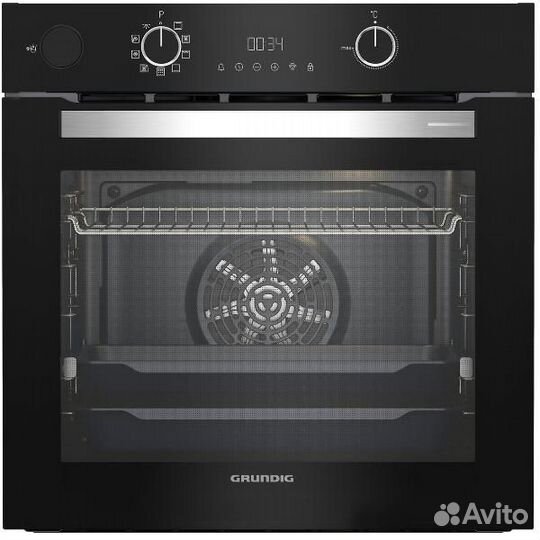 Электрический духовой шкаф grundig gedm12300b черный