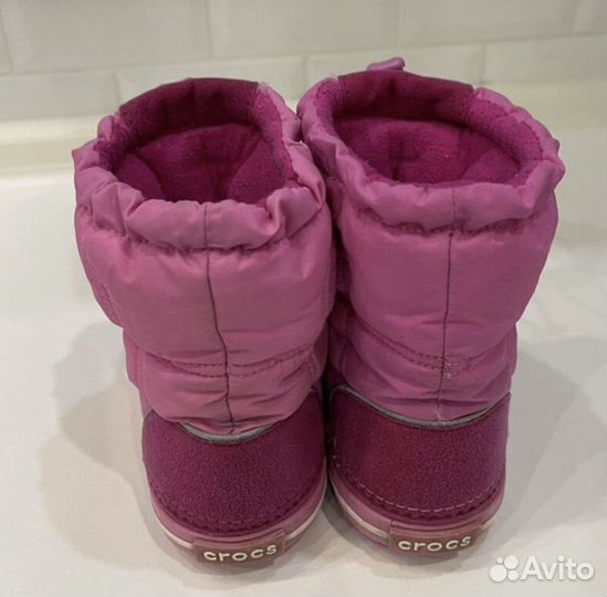Сапоги crocs с 10 для девочки