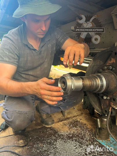 Станок для ремонта осей грузового транспорта