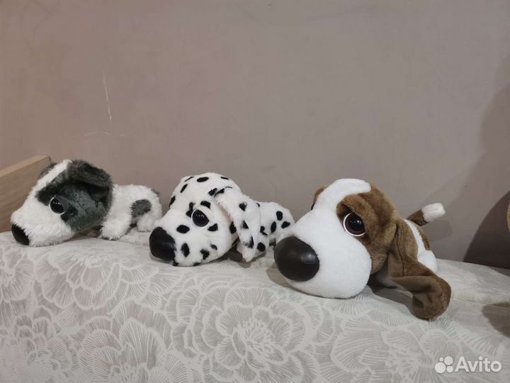 Плюшевые медведи Тэдди и собачки