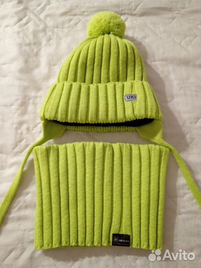 Детская шапка зима