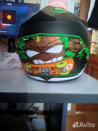 Шлем кроссовый бу