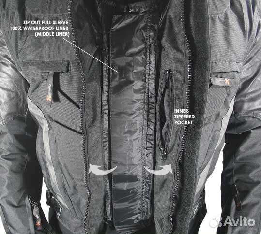 Мотокуртка байкерская текстильная фирмы X-element