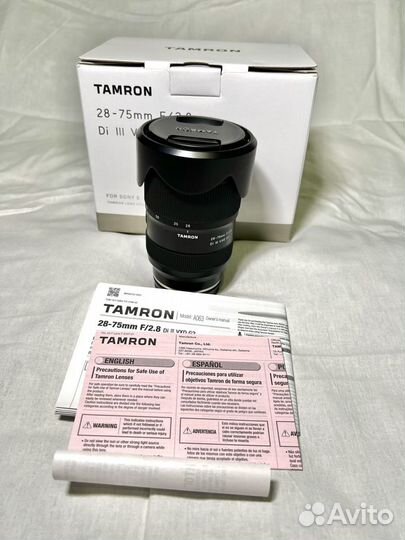 Tamron 28-75mm f/2.8 Di III VXD G2 Sony E