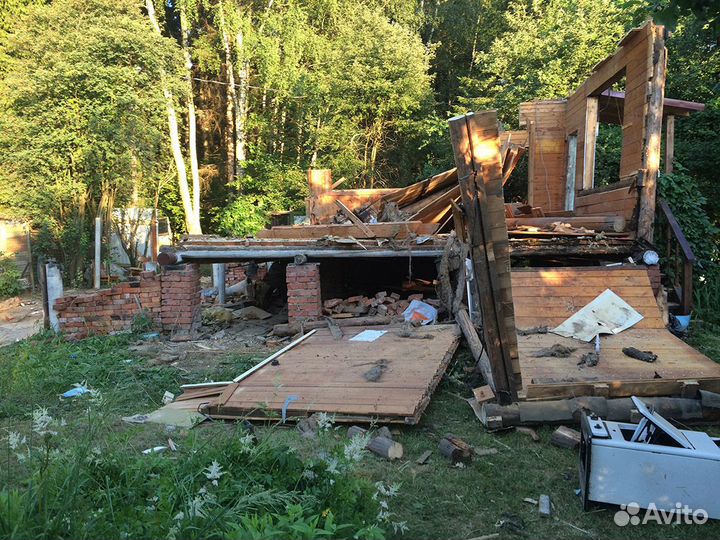 Демонтаж дачного деревянного дома Сергиев Посад
