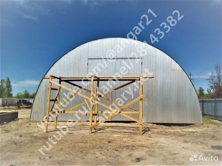 Ангар под ключ 412 м2