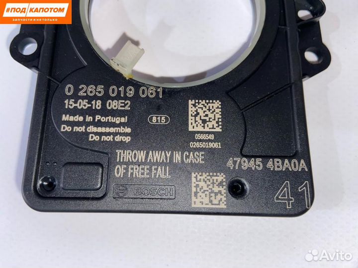 Датчик угла поворота рулевой рейки Nissan Qashqai