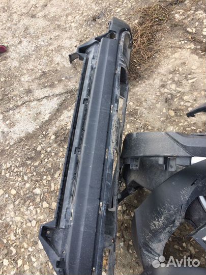 Юбка заднего бампера kia Sorento 3 18 my