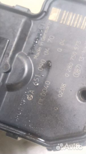 Заслонка дроссельная Mercedes E W212