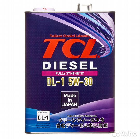 Масло для дизельных двигателей TCL Diesel Fully 4л