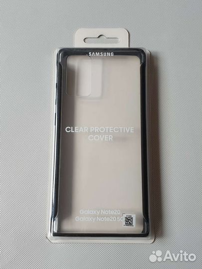 Чехол Clear Protective на Samsung Note 20 оригинал
