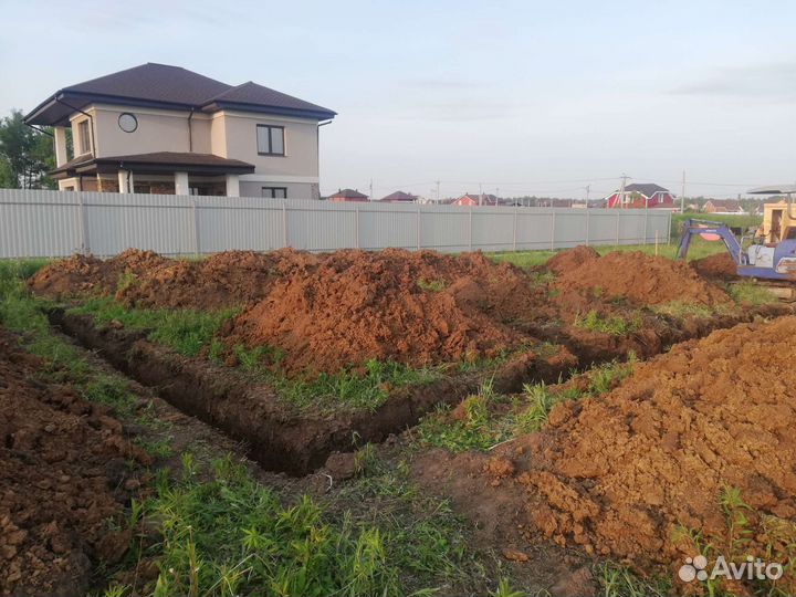 Услуги миниэкскаватора