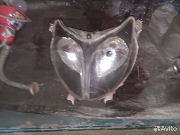 Запчасти на мотоцикл альфа, фара на скутер