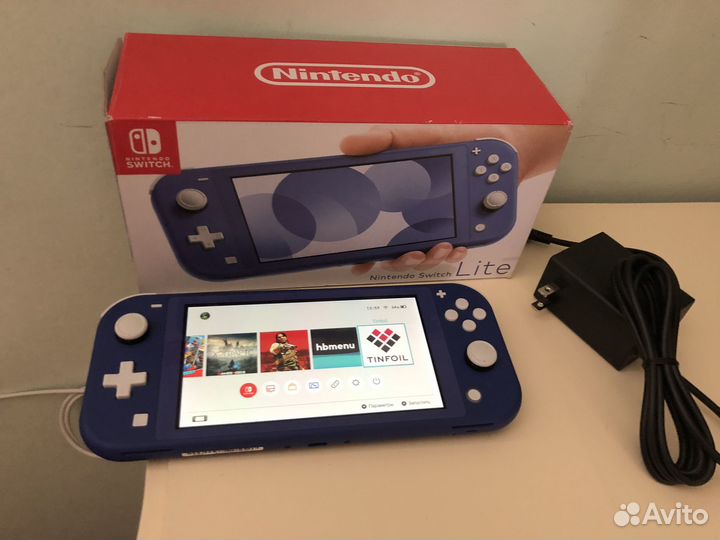 Nintendo switch lite прошитая 128