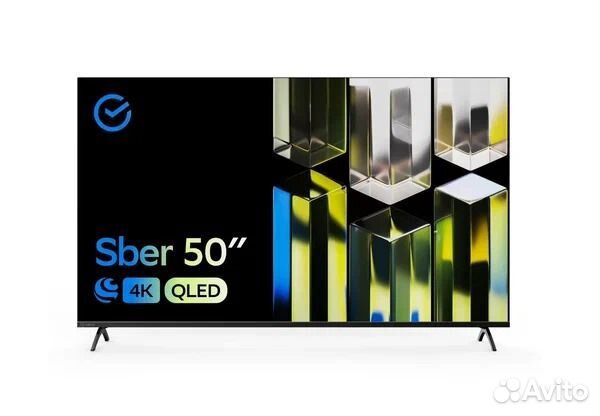 Телевизор Sber SDX 50UQ5230T qled черный