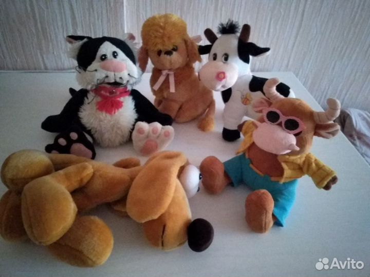 Мягкие игрушки (бычки музыкальные)