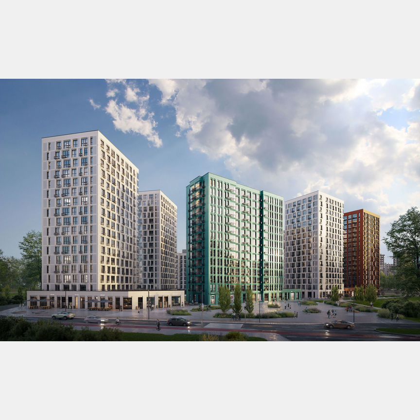 2-к. квартира, 46,8 м², 2/13 эт.