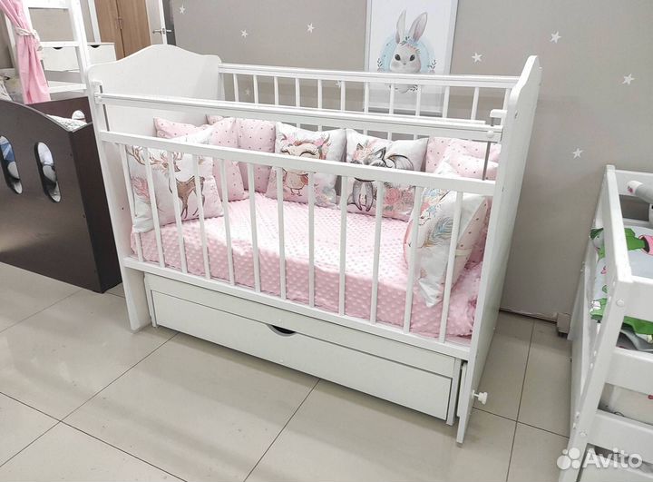Детская кровать новая Детская кроватка для новорож
