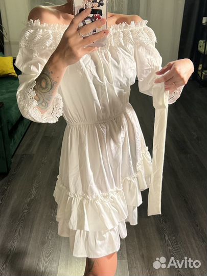 Белое платье женское новое