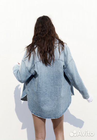 Zara жакет из денима в наличии