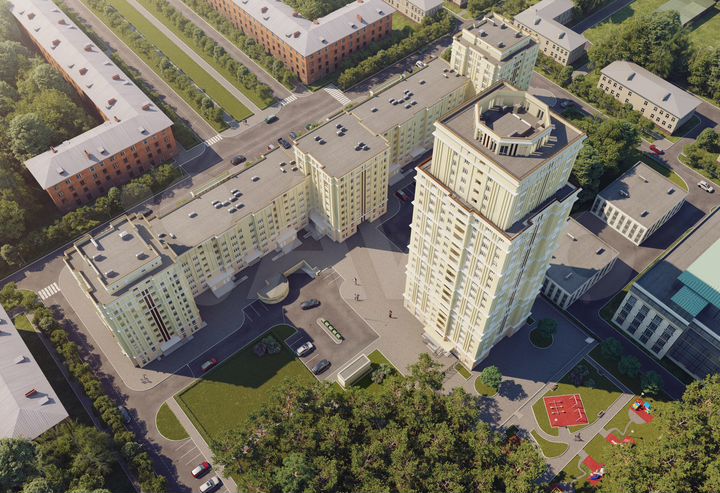 2-к. квартира, 64,3 м², 8/10 эт.