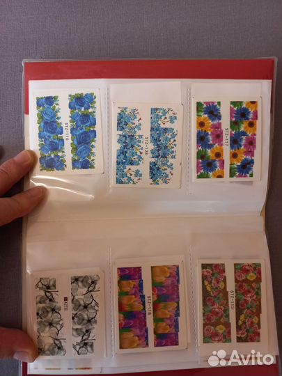 Водные наклейки для ногтей