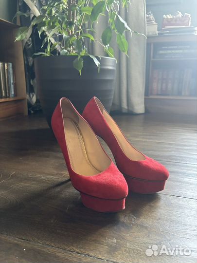 Charlotte olympia туфли оригинал красные 37