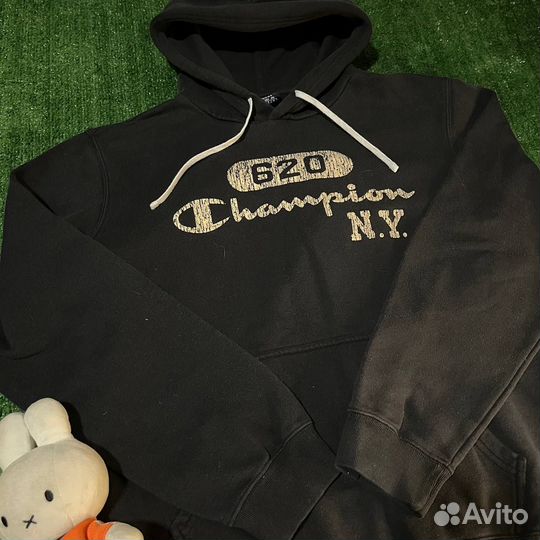 Большое лого худи Champion оригинал