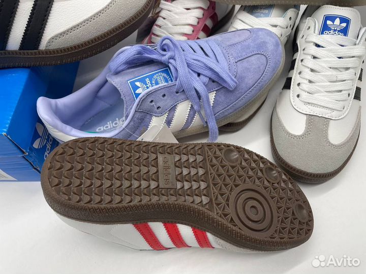 Кроссовки Adidas Originals Samba Og Blue Heart S2