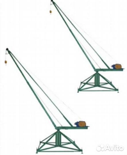 Кран Пионер аренда (г.п. 500кг.)
